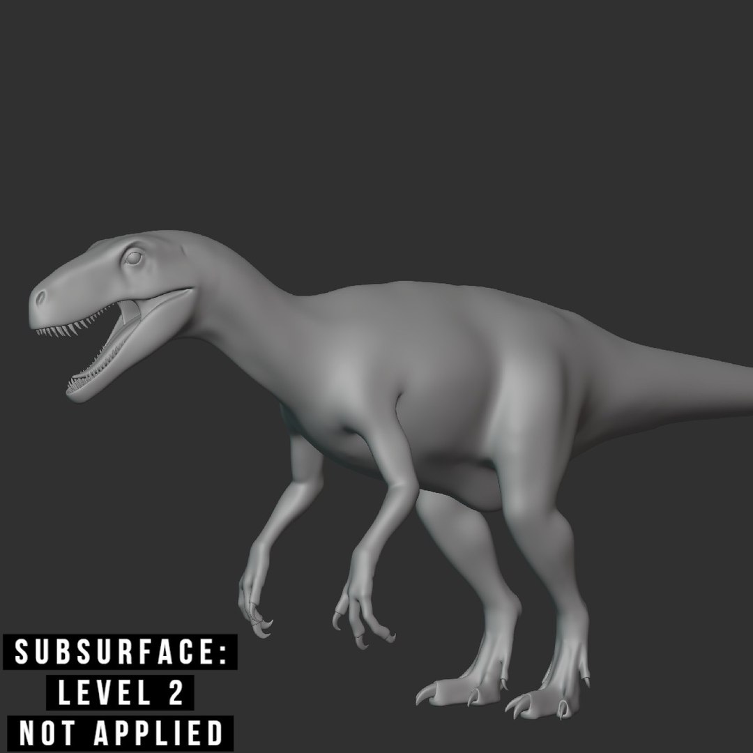 modèle 3D de Nanotyrannus Basemesh Low Poly - TurboSquid 1994693