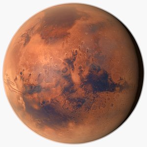 3D planet mars 16k model