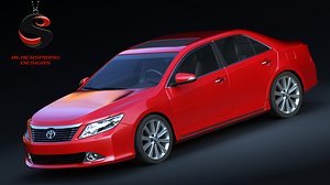 toyota camry vii 3d model