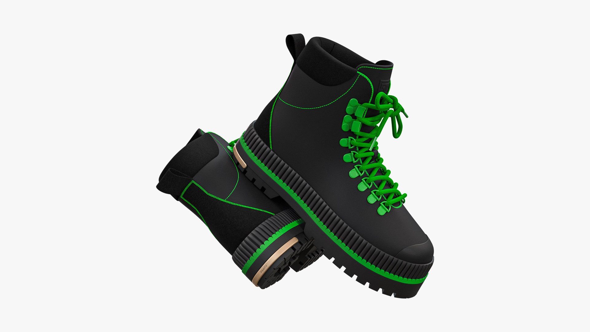 3D Fenty Hitch Hiker Boots - TurboSquid 1693609