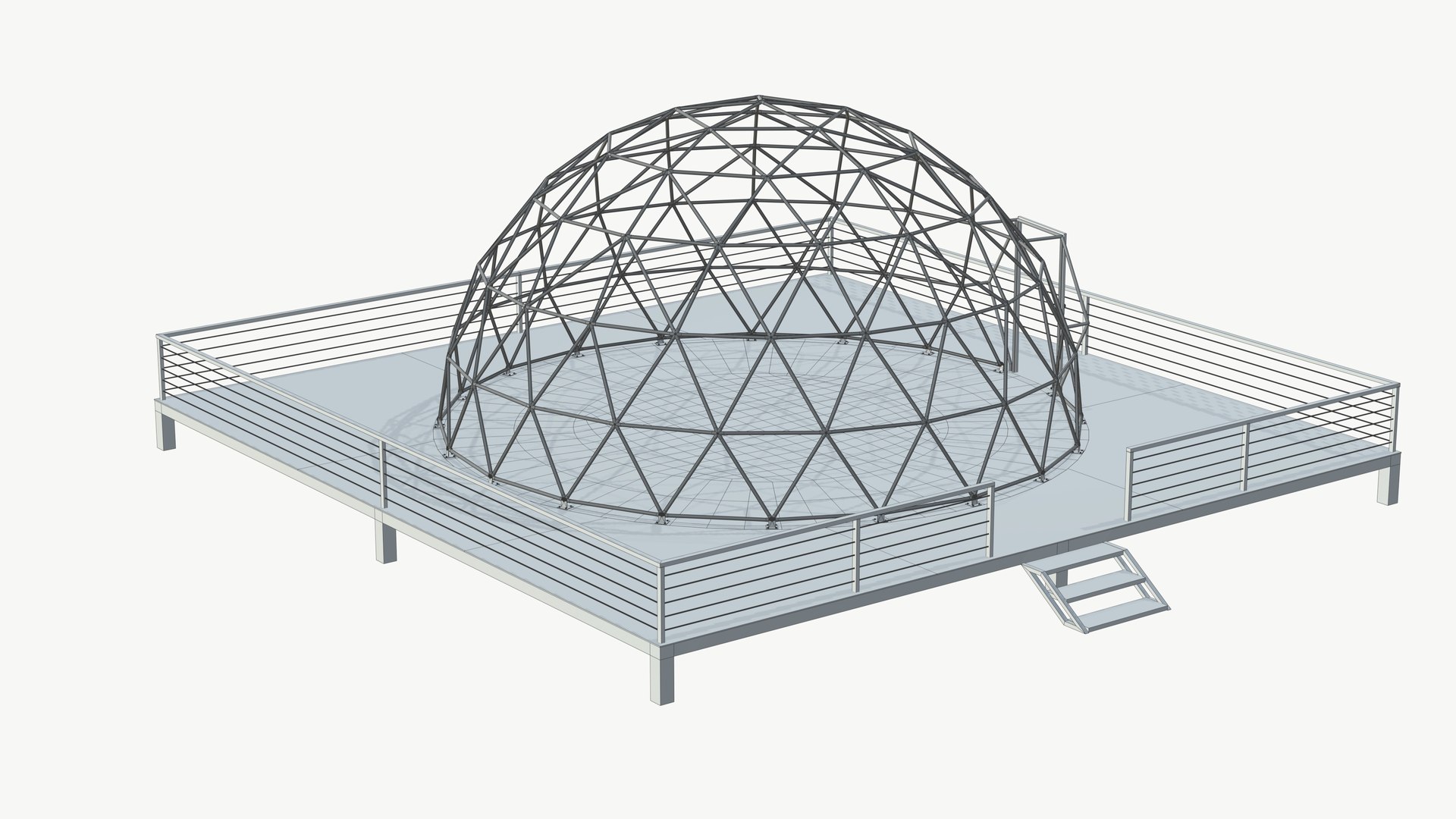 Geodesic Dome New Design 3D https://p.turbosquid.com/ts-thumb/7E/ycJ4gp/6S/geodesicdome20ft_17/jpg/1679236636/1920x1080/fit_q87/c21ac56526f328c29e7ffa3791430d3b835f336c/geodesicdome20ft_17.jpg