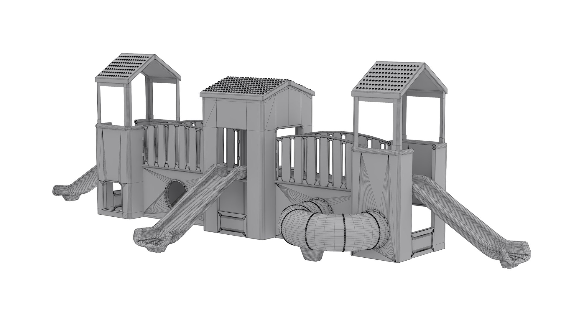 3D Playground Slide Model - TurboSquid 2295130