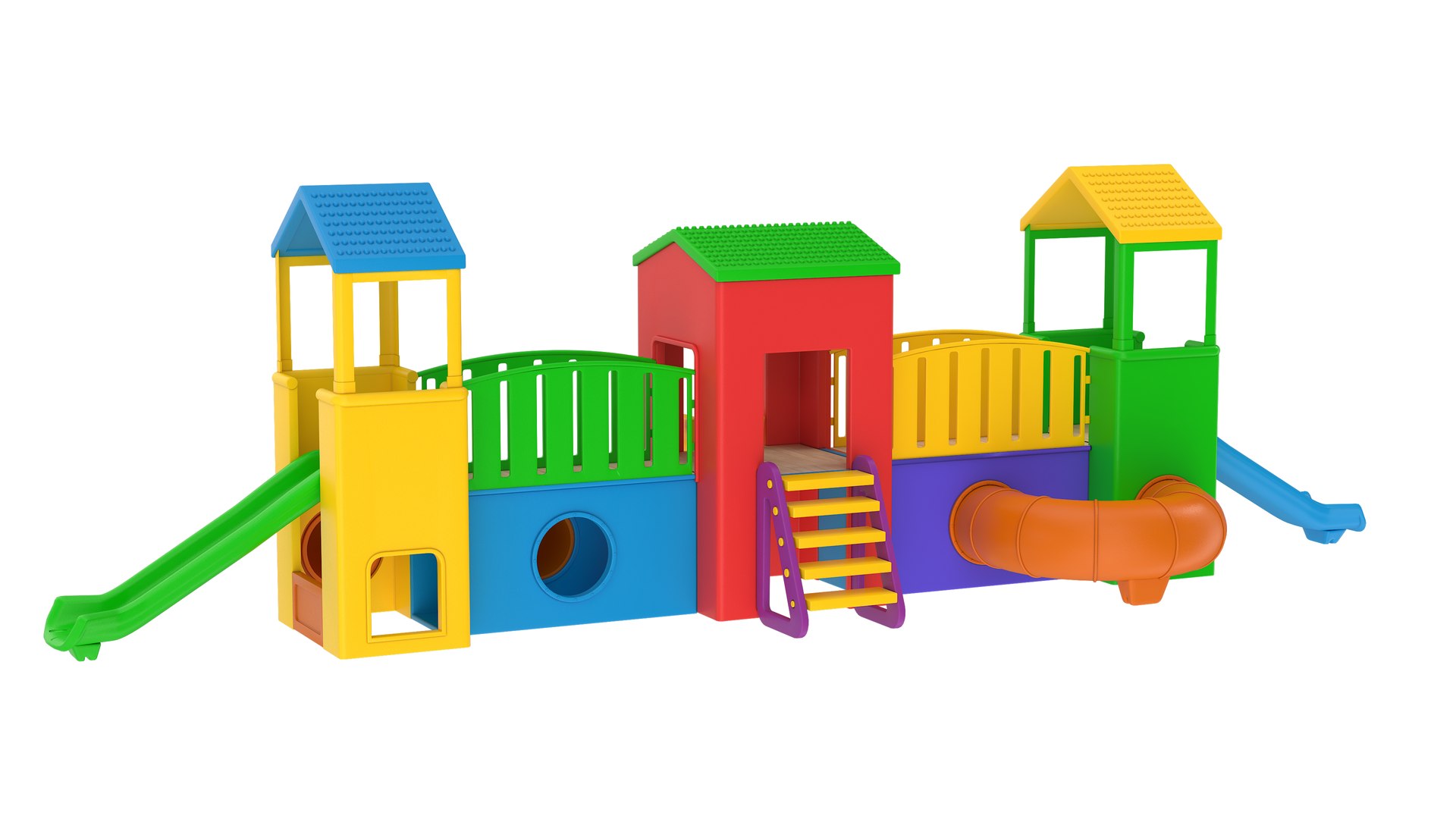3D Playground Slide Model - TurboSquid 2295130