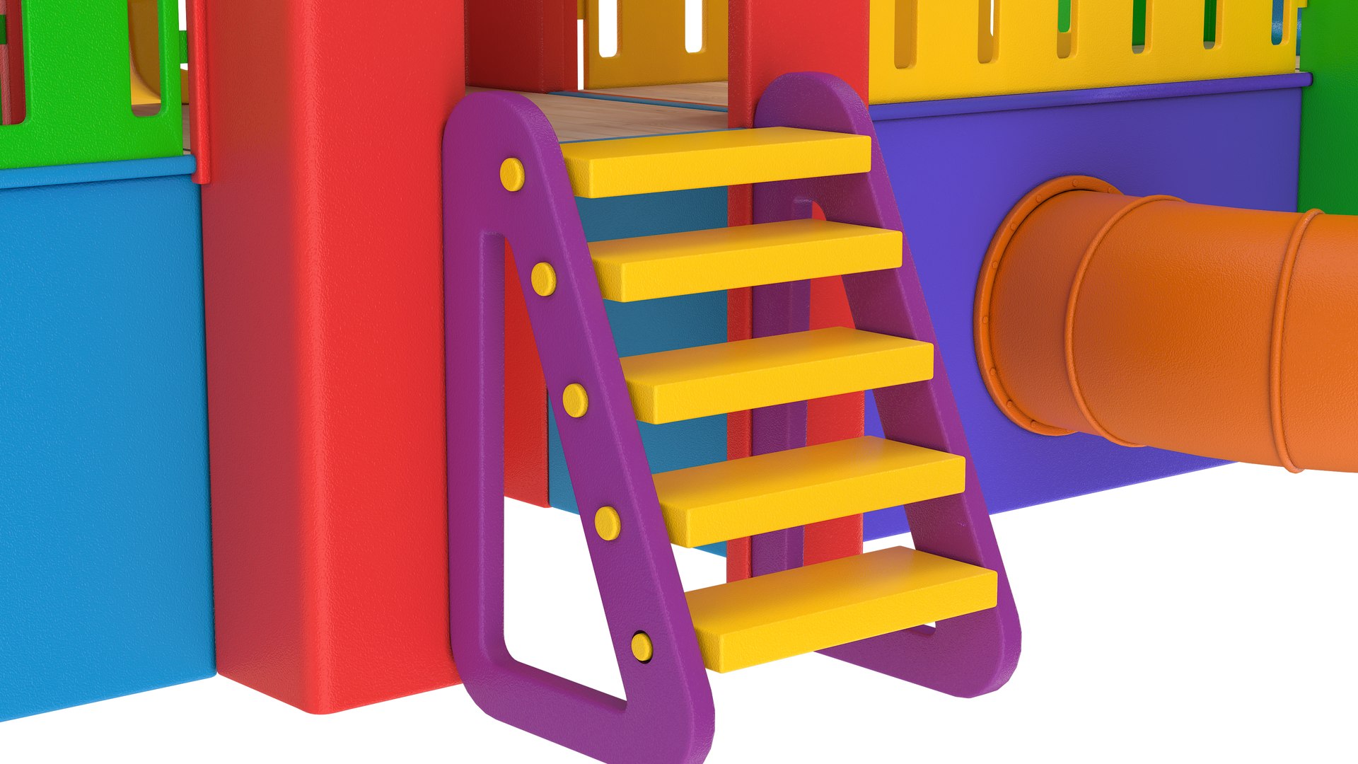 3D Playground Slide Model - TurboSquid 2295130