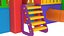 3D Playground Slide model