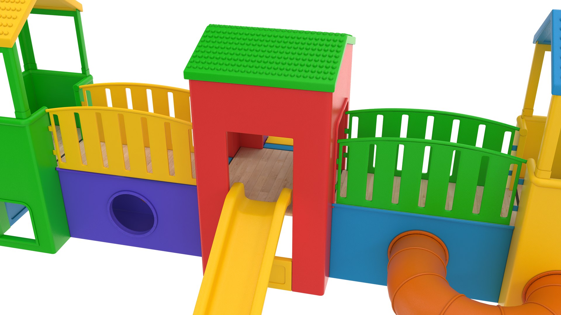 3D Playground Slide Model - TurboSquid 2295130