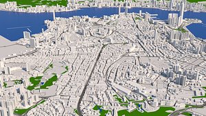 Hong Kong 3D model