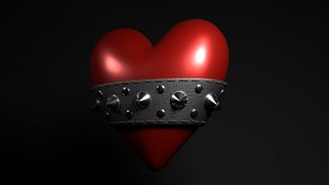 heart valentine art 3D