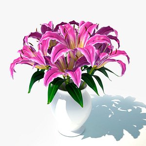 max lily pink bouquet v