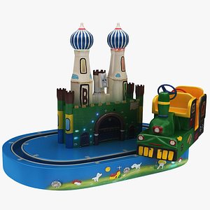 train carousel toy 3D model