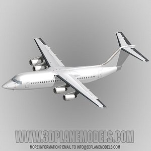 BAe146-300/RJ100 generic white
