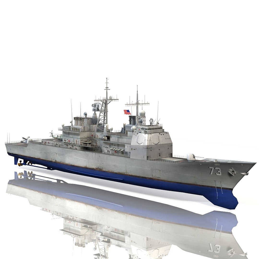 Uss Port Royal Cg-73 3d 3ds