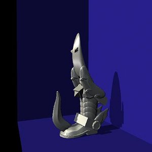 maya legs boot armor