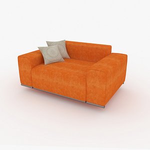 free obj mode armchair orange