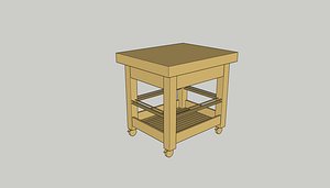 3D Rolling table small Custom built