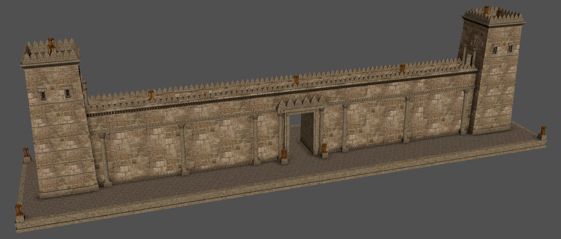 3D Ancient Wall Gate Towers https://p.turbosquid.com/ts-thumb/7F/Kp9Ns4/5E/wall7/jpg/1729094442/1920x1080/fit_q87/118fa598e72db9a91dea601c5d492349402f1aca/wall7.jpg