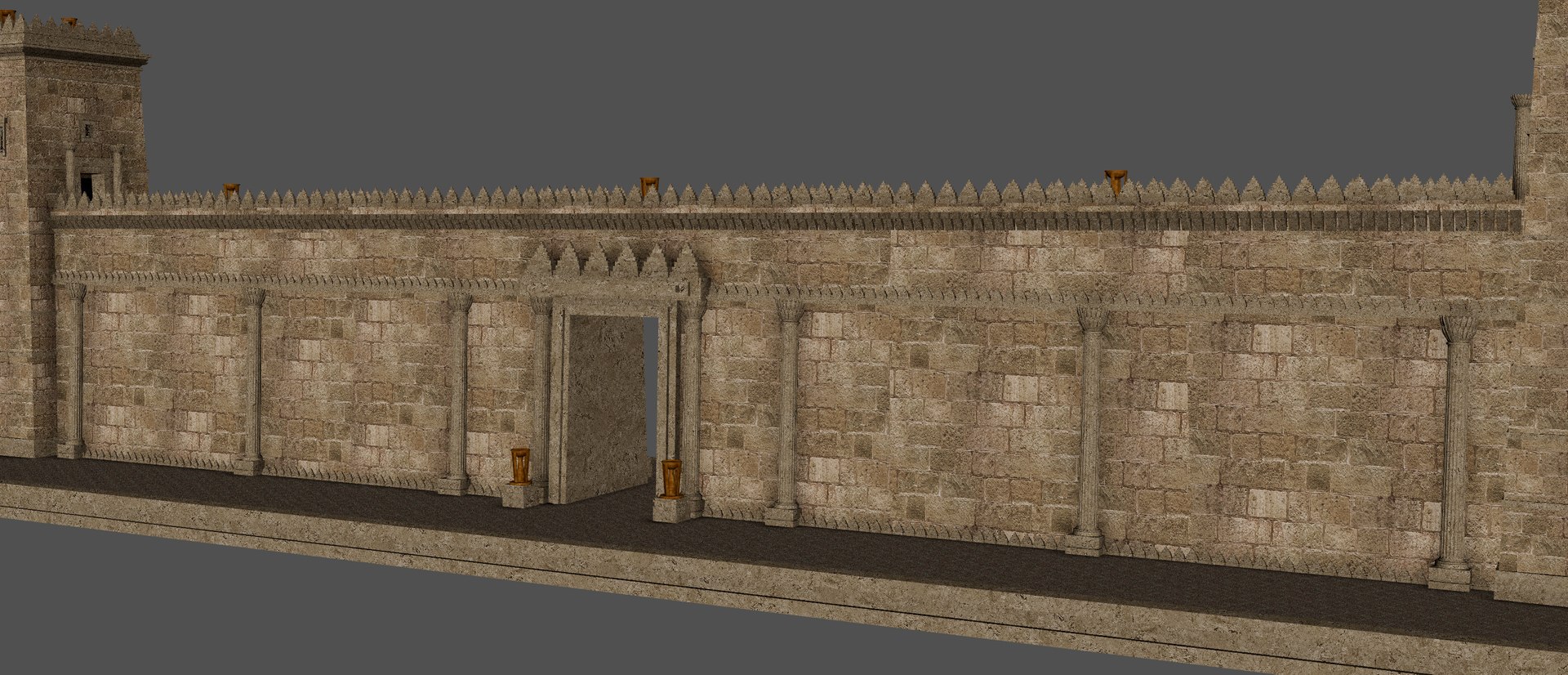 3D Ancient Wall Gate Towers https://p.turbosquid.com/ts-thumb/7F/Kp9Ns4/Li/wall13/jpg/1729094445/1920x1080/fit_q87/7477fca5320e39f7ce97635e98e5cfa1995cc743/wall13.jpg