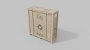 Extra Tall Narrow Wooden Crate - Customizable Shipping Box