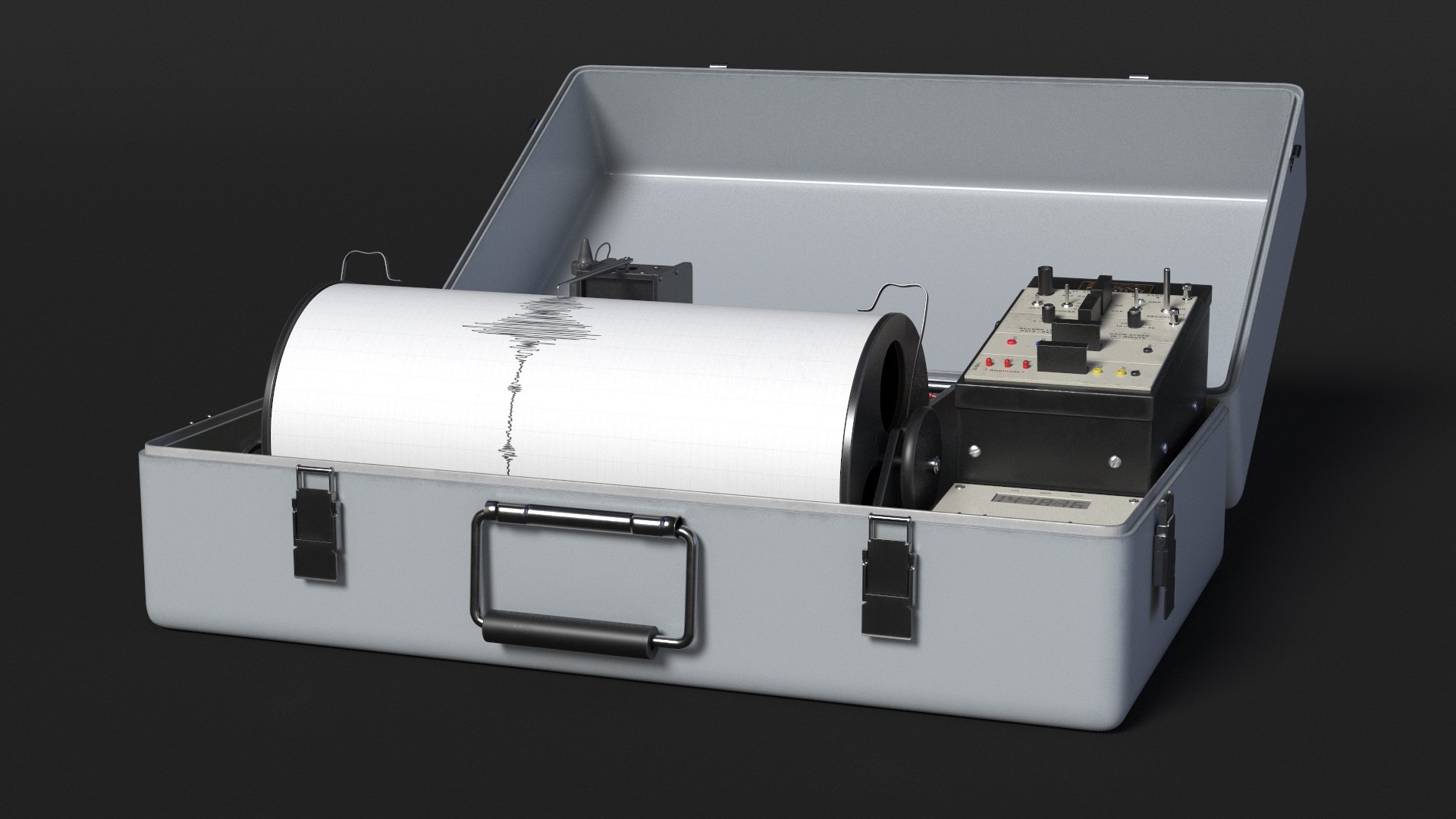 Compact Seismograph Model - TurboSquid 2411089