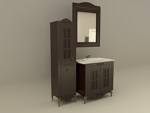 bathroom furniture verona 3d model