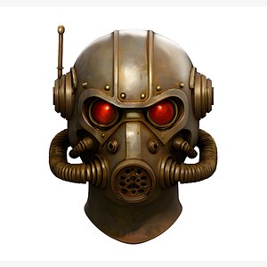 Sci-Fi helmet 3D model