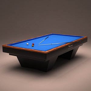 billiard table 3d max