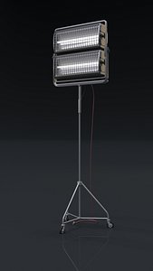 Fluorescent Studio light Fixture with Stand