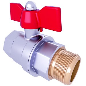 Air Gas Ball Valve 81 3D