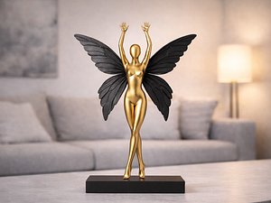 Abstract fairy sculpture - 3D Print model