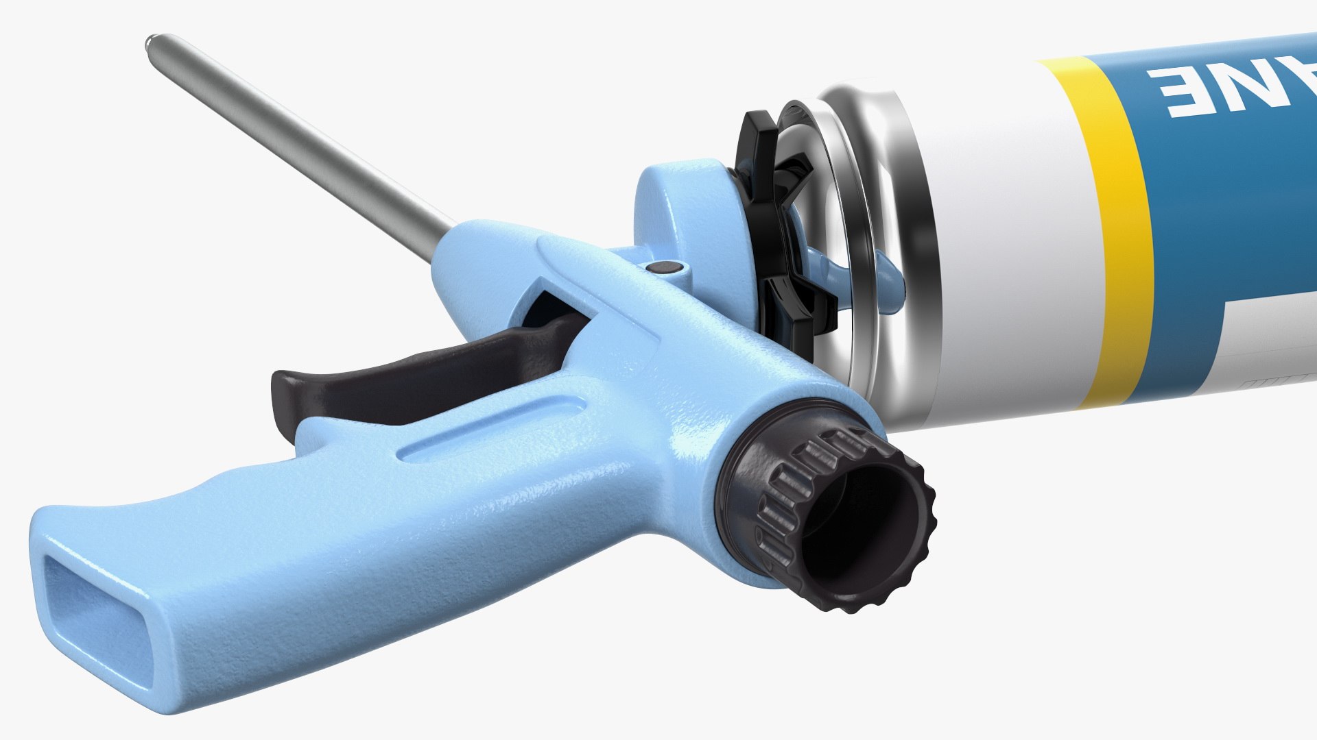 3D Polyurethane Spray Gun with Foam Balloon Assembled TurboSquid 2076164