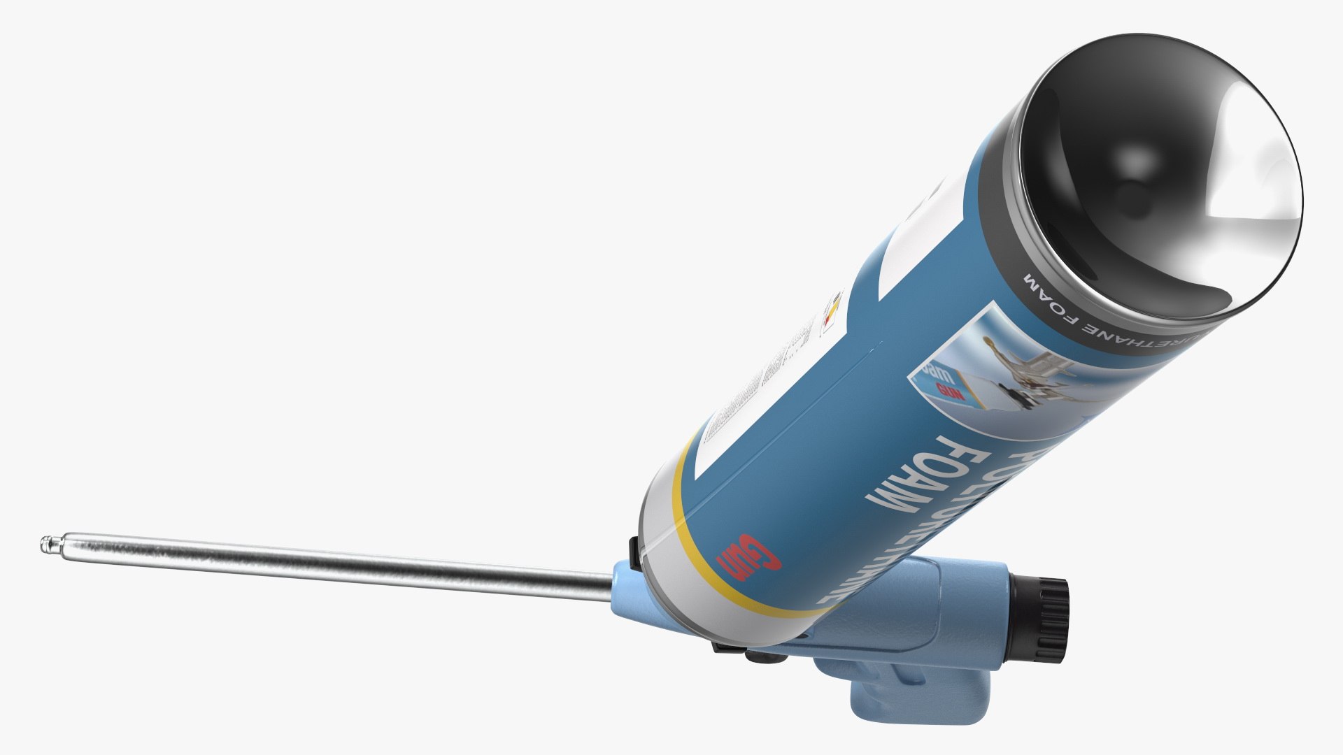 3D Polyurethane Spray Gun With Foam Balloon Assembled TurboSquid 2076164