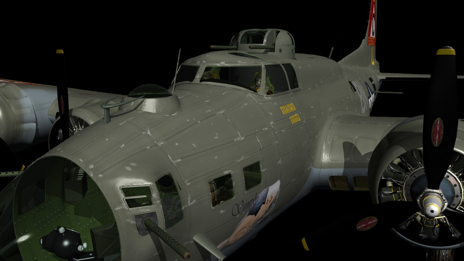 B17 Flyingforttres 3d Model