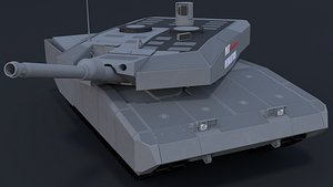 3d leopard mbt revolution model