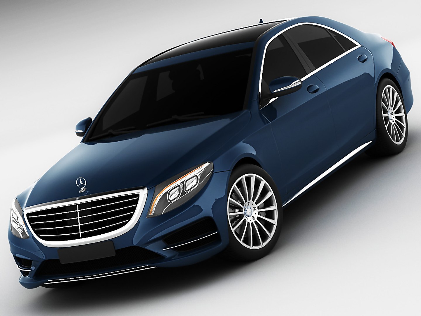 mercedes s class 3d model