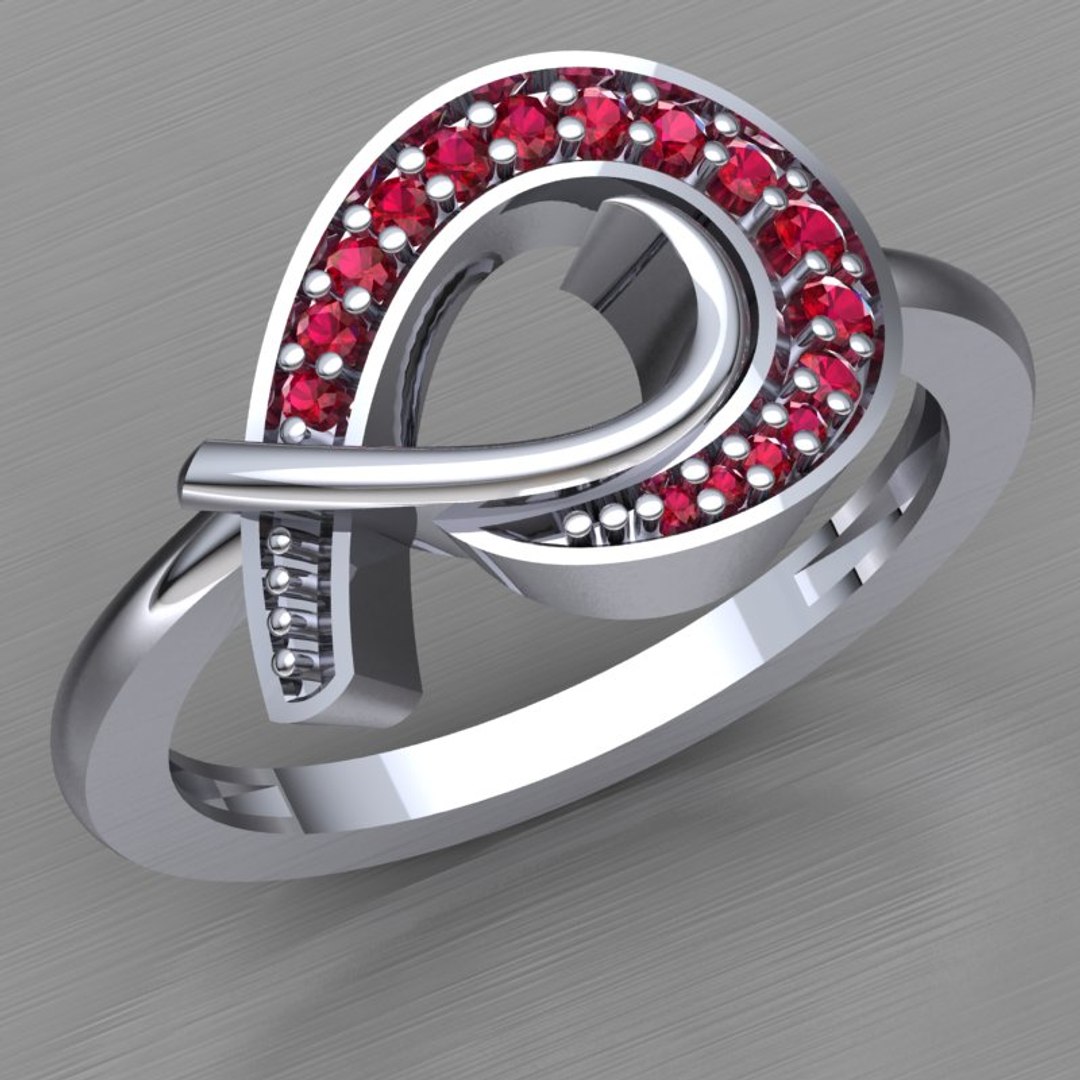 Designer Ring 3d Model