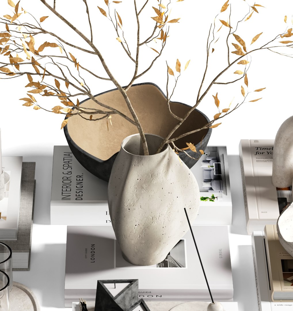 Decorative Set 17 Model - TurboSquid 2320973