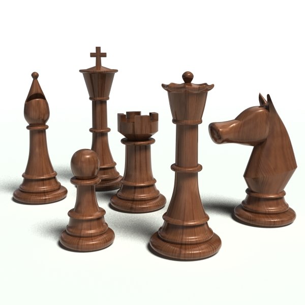 Peças de xadrez - bispo preto Modelo 3D - TurboSquid 1064451