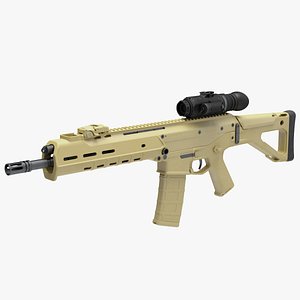 3D combat rifle thermal ir