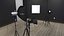 Professional Photography Studio Setup Blue
