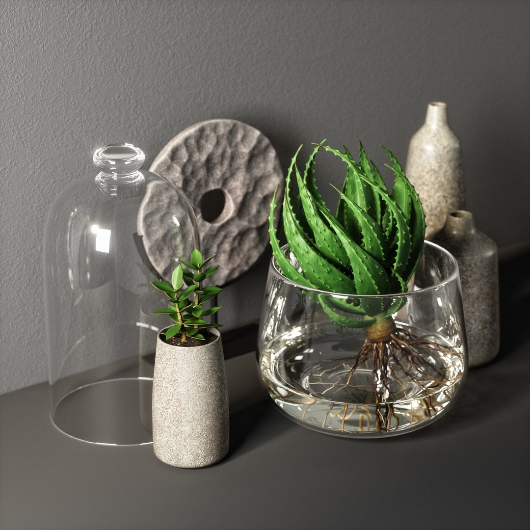 Decorative Set 03 3D - TurboSquid 1276507