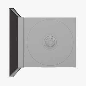 3D model Basic CD Case - Geometry Only No Textures No Materials