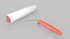 3D Paint Roller Lowpoly