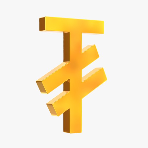 Tugrik currency sign model