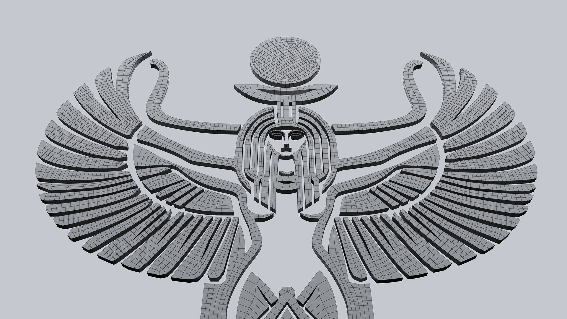 3D Egyptian Symbols - 060 - Topology https://p.turbosquid.com/ts-thumb/7F/kCnfoe/F8/egyptiansymbols060renderwire07/jpg/1764005732/1920x1080/fit_q87/0ae32c6c4954c740491dc96c8c7501725b0b86de/egyptiansymbols060renderwire07.jpg