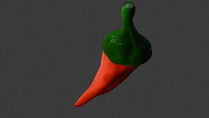 Semi-realistic Pepper 3D