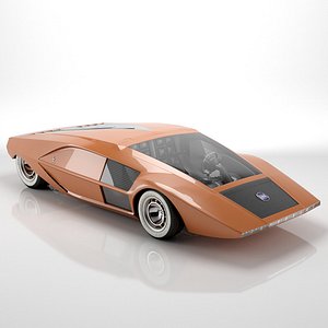 Lancia Stratos Zero concept 1970