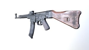 3d model world war rifle