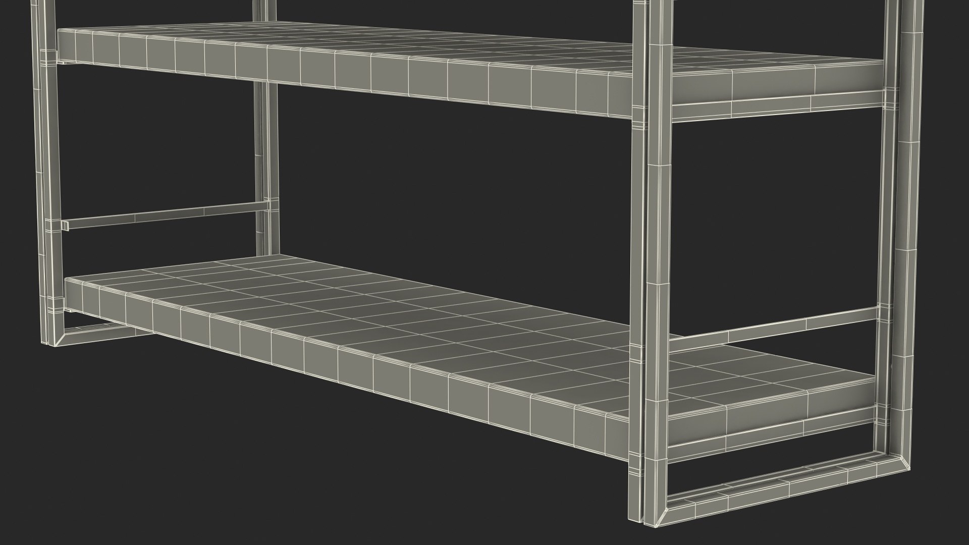 3D Storage Rack Industrial Style model - TurboSquid 1997447