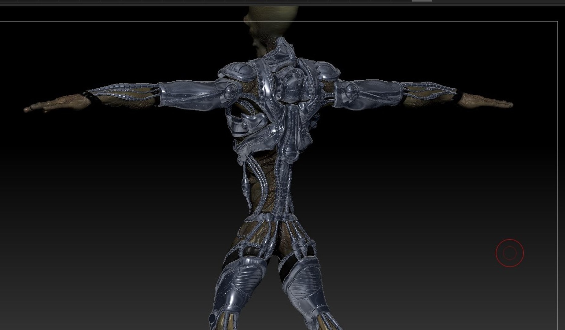 3d Model Alien Armor