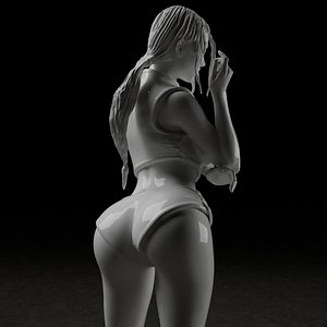 3D Woman figure 3d printable